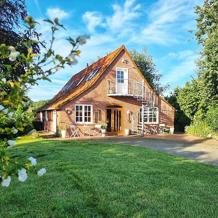 200 Jahre Altes Landhaus Mit Tieren Goldenstedt 外观 照片